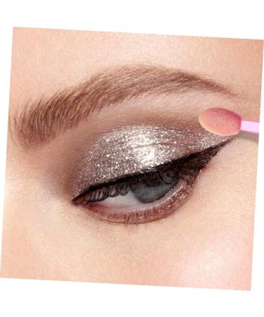 Baluue 50pcs Double Ended Eyeshadow Brush Eye Makeup Tools Makeup Eyeshadow Face Powder Kit Pink Plastic - Buy Online on GoSupps.com
