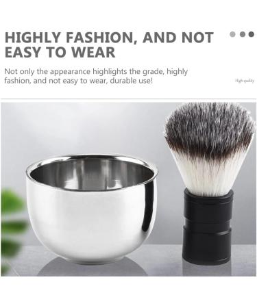 Frcolor Stainless Steel Shaving Bowl for Razor Brush & Foam | Durable Impact Bowl Mug for Men | Perfect Shaving Tool & Accessory - Buy Online on GoSupps.com