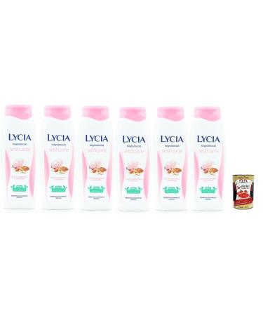 Italian Gourmet E.R. Lycia Almond Oil and Orchid Shower Gel Almond Oil and Orchid Bubble Bath 6 x 750 ml + Italian Gourmet Pulp 400 g