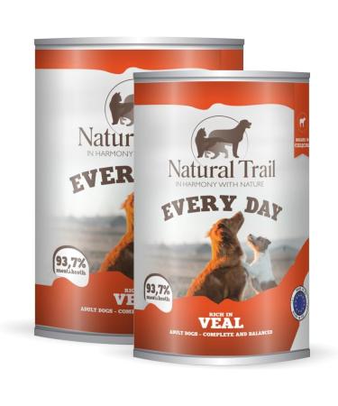 NATURAL TRAIL Every Day Dog Wet dog food 400g rich in veal - Buy Online on GoSupps.com