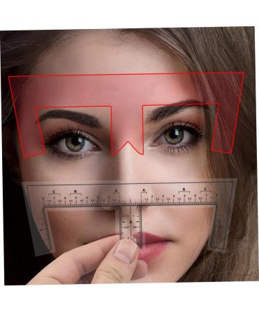 Beatifufu 100pcs Eyebrow Design Ruler Brow Shaping Stencil Eyebrow Measuring Tool Supplies Eyebrow Trimming - Buy Online on GoSupps.com