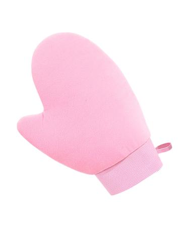 Auto-Bronzant | Applicateur Autobronzant Sans Soleil - Mouchoir Doux et Portable pour Peau Sensible Femmes Hommes - Utilisation sur Mains Dos Jambes Corps - Maison Voyage Salle de Bain Rose