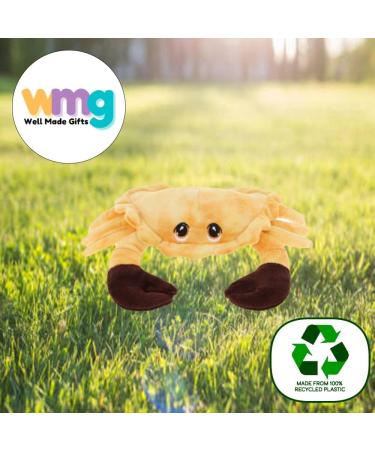 Deluxe Paws 100% Recycled Plush Eco Sealife Toy - 25cm Crab - Buy Online on GoSupps.com