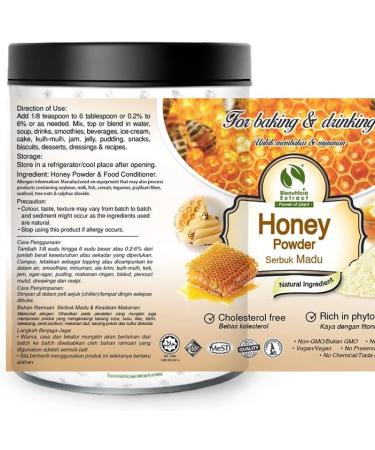 8x Honey Powder (200g / Can) - Buy Online on GoSupps.com