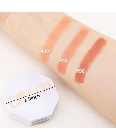 Boobeen Cream Blush Palette - Natural Baked Cheek Blush Makeup Palette - Buy Online on GoSupps.com