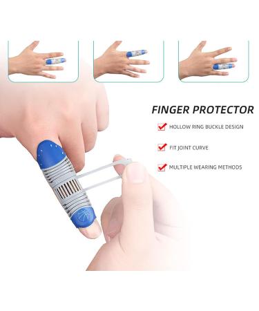 Finger Splint Brace for Pain Relief | Sports Tendonitis Sleeve | Basketball & Daily Use - Buy Online on GoSupps.com