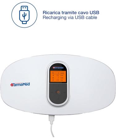 Farmamed Abdominal & Lumbar Massage Device | 4 Modes 16 Intensities Heating | International Shipping - Buy Online on GoSupps.com