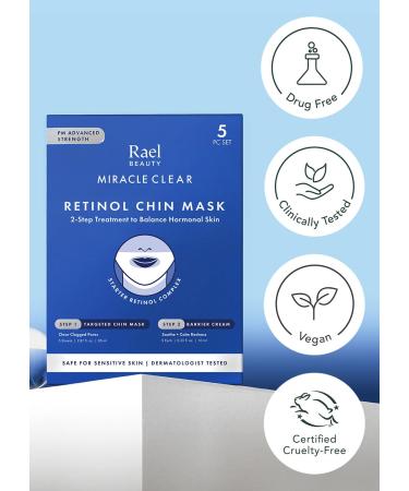 Buy Rael Skin Care: Retinol Chin Masks & Miracle Clear Barrier Cream - Vegan Korean Face Masks for All Skin Types | International Shipping Available - Buy Online on GoSupps.com