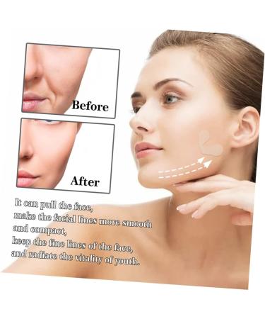 SOESFOUFU 80pcs V-type Lift Face Pasters Face Chin Lift Tapes Skin Lift Tape Face Tape Lifting Invisible Tape Invisible Sticker Invisible Face Tapes Tape for Face Lifting - Buy Online on GoSupps.com