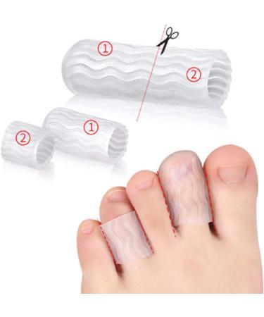 10 Pcs Silicone Toe Protectors for Pain Relief and Friction Reduction - Buy Online on GoSupps.com