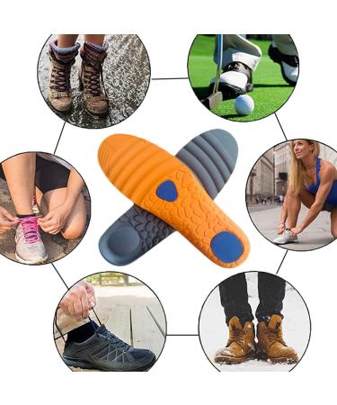 SOLEEJOY Sport Shoe Insoles - Ultra-Light Massage Sole for Work Boots - Gray, 1 Pair (Men US 8-11) - Buy Online on GoSupps.com