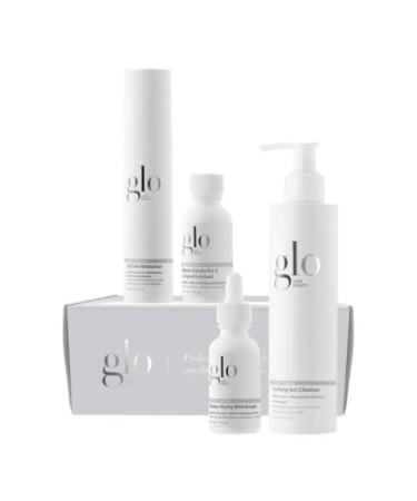 Glo Skin Beauty Clarify + Balance Elevated Essentials Set - Includes Full Size Purifying Gel Cleanser & Beta-Clarity BHA Drops