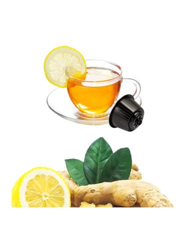 KICKKICK KICKKICK 32 Nescafe Dolce Gusto Compatible Ginger & Lemon Herbal Capsules - Pod Infused