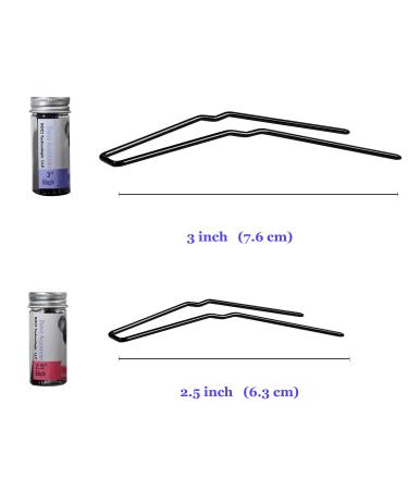 Rocst u Form Hair Clips & Storage Box - 12 Pack Bobby Pins & Hairpins for Updos - Brown 6.4cm - Perfect for Girls & Women - Buy Online on GoSupps.com