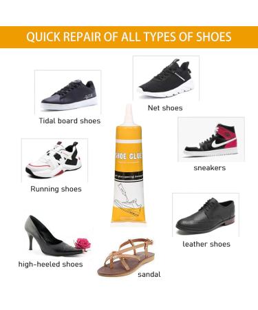 Strong Shoe Glue - Super Strong Shoe Repair Glue - Shoe Glue Sole Repair - Shoe Glue Sole Repair Waterproof - Non-Hardening Glue For Shoes Repair Soles Glue for Shoes for Repairing Worn Shoes Boots - Buy Online on GoSupps.com