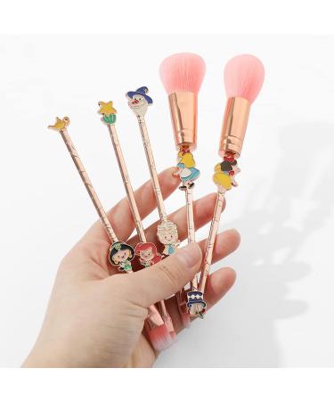 Snow White & Mermaid Makeup Brushes Set | Kawaii Novelty Brush Gift for Girls & Women - Buy Online on GoSupps.com