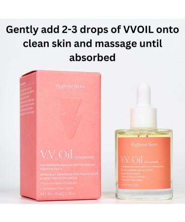 VV OIL - Handcrafted Microbiome-Balancing Yoni Oil for Intimate Areas | Prevent Ingrown Hairs & Hydrate Vulva - Vegan & GMO-Free - Unscented - Buy Online on GoSupps.com
