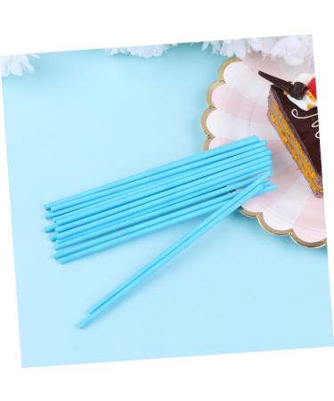 Zerodeko 2 Packs 200pcs Sucker Sticks Chocolate Lollipops Lollipop Making Supplies Candy Making Sticks Paper Lollipop Stick Edible Sticks Paper Candy Sticks 15c Cake Food Grade Blue Size 1 - Buy Online on GoSupps.com
