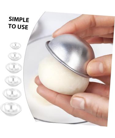 Zerodeko Hemisphere Cake Pan 12 Pcs Bath Tub Accessory Baking Pastry Mould Cake DIY Tool Crafting Supplies Egg Tart Paper Cup - Buy Online on GoSupps.com