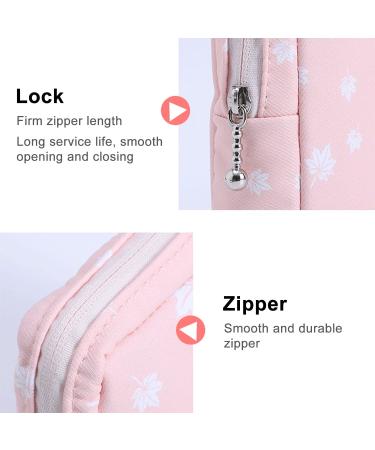 ZBORH 2 Pcs Sanitary Napkin Storage Bag Menstrual Pad & Cup Pouch for Women (Color 1) - Buy Online on GoSupps.com