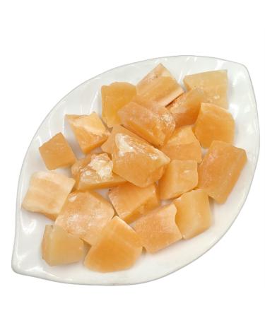 Room Decoration Natural Crystal Rough 100g Bulk Natural Gream Jade Raw Stone Rough Yellow Crystal Rock Specimen Home Decoration 2-4cm 100g bulk (4-8pcs)