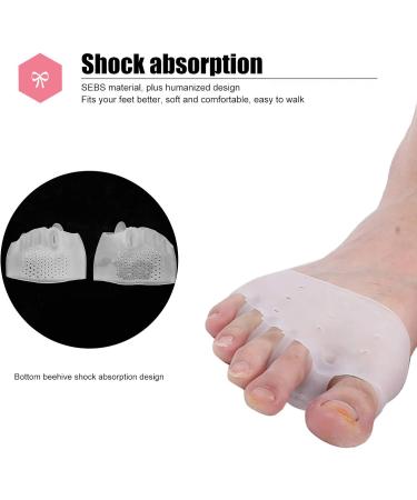 Bunion Corrector - Transparent Toe Straightener for Hallux Valgus - High Elasticity SEBS Material - 5 Holes Design - Buy Online on GoSupps.com