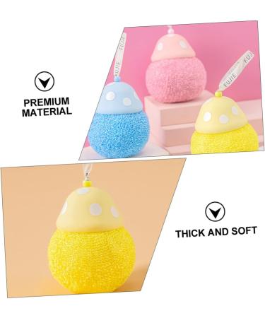 Hemoton 2pcs Mushroom Bath Balls | Foaming Shower Poufs & Body Scrubber | Mesh Bath Accessories for Ultimate Clean - Buy Online on GoSupps.com