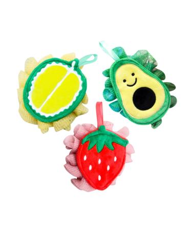 MERRYHAPY 3pcs Children's Bath Ball Bath Sponge Sponges Bath Shower Loofah Ball Household Loofah Ball Exfoliating Bathing Balls Bathroom Shower Loofah Bath Supply Body Cleaning Supplies