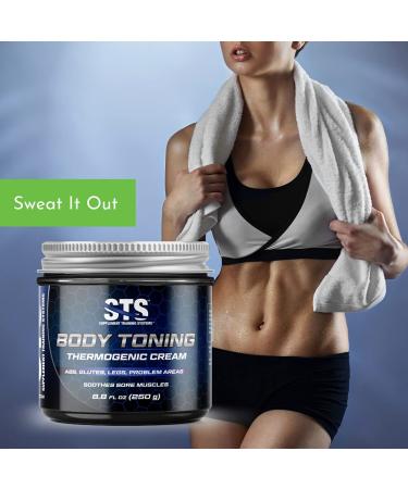 STS Body Toning Thermogenic Cream - 8.8oz | Firm & Tone Abs, Legs, Love Handles | Shed Excess Water for Improved Definition - Buy Online on GoSupps.com