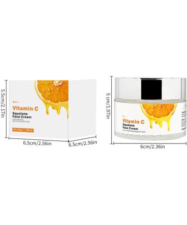 2 Pcs Vc Moisturizing Face Cream for Women Vitamin C and Hyaluronic Acid Cream Reduce Dark Spots on Face Antioxidant and Gentle Moisturizing Improve Your Dryness - Buy Online on GoSupps.com