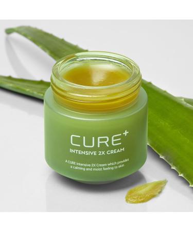 Cure Intensive 2X Cream Premium Aloe Deep Moisturizing Multi Balm Korean Skincare Face Moisturizer for Dry Skin (Pack of 1)