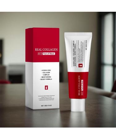 2 PCS Korean Collagen Face Mask Korean Organic Collagen Face Mask Collagen Night Peel Off Facial Mask Real Collagen Fit Collagen Night Wrap Mask Peel Off Facial Mask For Elasticity - Buy Online on GoSupps.com