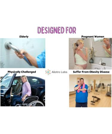 Extended Reach Comfort Kit for Accessibility - Long Reach Toilet Wiping Tool and Bath Brush for Elderly, Pregnant, and Physically Challenged - Buy Online on GoSupps.com