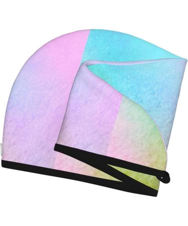 Colorful Wavy Abstract Microfiber Hair Towel - Soft Super Absorbent Wrap for Long Curly & Thick Hair - Buy Online on GoSupps.com