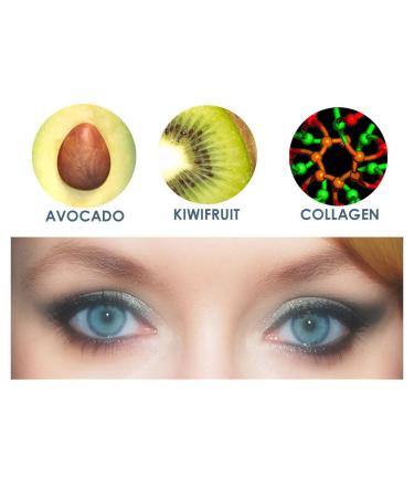 Lanoline Collagen Vitamin C Avocado & Kiwifruit Antiaging Eye Cream - Brighten & Firm Skin - Buy Online on GoSupps.com