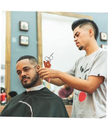 Fomiyes 2-Pack Friseur Shears with Leather Etui Vintage Scissor Case & Blade Protection for Embroidery Scissors 17x5x2cm in Black & Brown - Buy Online on GoSupps.com