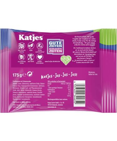  Pufai Katjes Good Times Bad Times Vegan Fruit Eraser 175g Pack of 5 - Buy Online on GoSupps.com