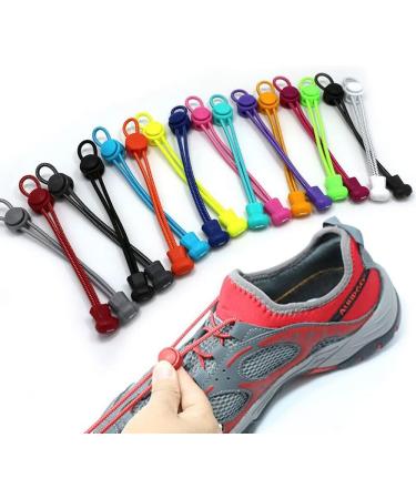 Buy Bupimufi Elastic Shoelaces for Kids - No-Tie Rubber Shoe Straps in Black & White - Quick Lock Solutions for Easy Use - Buy Online on GoSupps.com