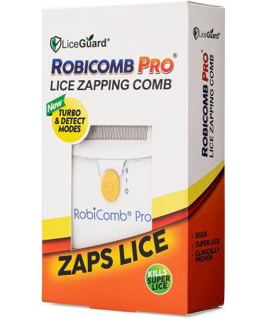 LiceGuard RobiComb Pro Electronic Head Lice Comb | Effective Lice & Eggs Zapping Tool - Buy Online on GoSupps.com