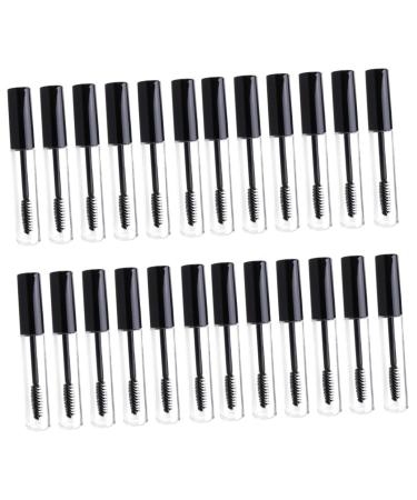 Healeved 12 Pcs Empty Tube Mascara Tubes with Wands Empty Clear Mascara Tubes Empty Mascara Tube Eyelash Tube
