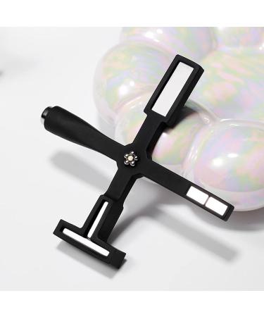 Nail Art Magnet - 5 in 1 Shape Nail Polish Magnet Portable Cat Eye Magnet | Black Silicone Protective Cover Nail Magnet Multifunctional Magnetic Stick for Weddings Travel Meetings Verab - Buy Online on GoSupps.com