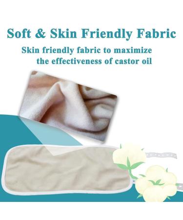 Reusable Castor Oil Packs | Compression Wraps for Knee Pain Relief & Sleep Aid - Firulab White - Buy Online on GoSupps.com