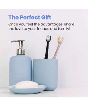 Lindo Polishing Toothbrush for Sensitive Gums - Pack of 4 | 12000+ Ultra Fine Bristles for Gentle Deep Clean - Buy Online on GoSupps.com