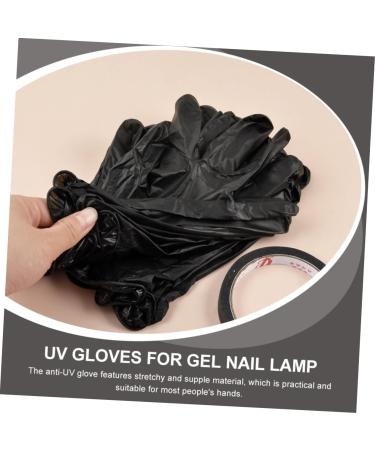 minkissy 2 Sets Uv Light Gloves Hand Uv Protection Gloves Manicure Gloves Shield Gloves Protectors Gloves Novelty Toilet Paper Uv Glove Sun Gloves Desechables Nail Supplies Pvc Fingerless - Buy Online on GoSupps.com