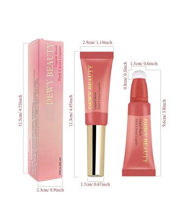 Cheery Liquid Blush Makeup Wand - Cream Blush for Cheeks & Lips - Dewy Finish, Highly Pigmented & Long-Wearing - 104 Cheery - Buy Online on GoSupps.com