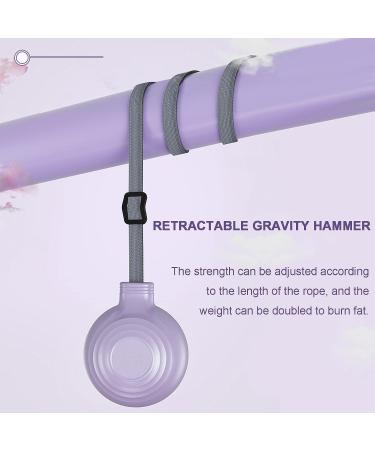 HPILISH Smart Weighted Exercise Hoop with Intelligent Counter for Adults - Portable Adjustable Infinity Hoop for Weight Loss and Abdomen Fitness - Purple - Buy Online on GoSupps.com