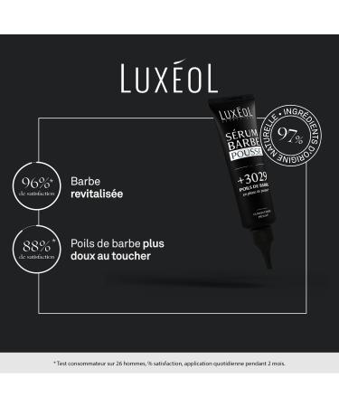 LUX OL - Beard Growth Serum - Density & Thickness - Helps Beard Growth & Hair Improvement - Made in France - 60ml - Buy Online on GoSupps.com