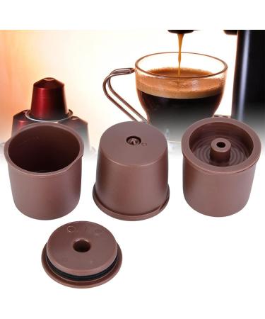 BstXqty 5PCS Coffee Filter Food Plastic Reusable Coffee Capsules Pod Filter Coffee Cups Strainer Suitable for Coffee Accessories Replacement - Buy Online on GoSupps.com