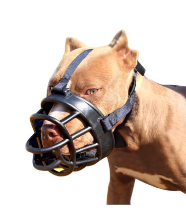Dog Muzzle Basket Dog Muzzle Soft long nose dog muzzle Prevent Chewing Barking Breathable Dog Mouth Cover for Small Medium Large dog Pets Dog Anti Bite Muzzle Adjustable Allows Drinking Panting 5 (10x33 cm)