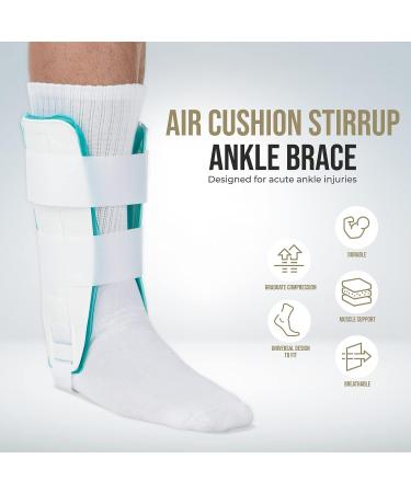 ORTHO DEPOT Air Cushion Ankle Brace - Adjustable Stabilizer with Compression Support - Buy Online on GoSupps.com